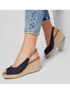 Geox Espadryle D Soleil A D15N7A 01143 C4152 Granatowy