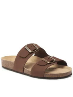 Geox Klapki D Brionia D35LSL00032C6009 Brązowy