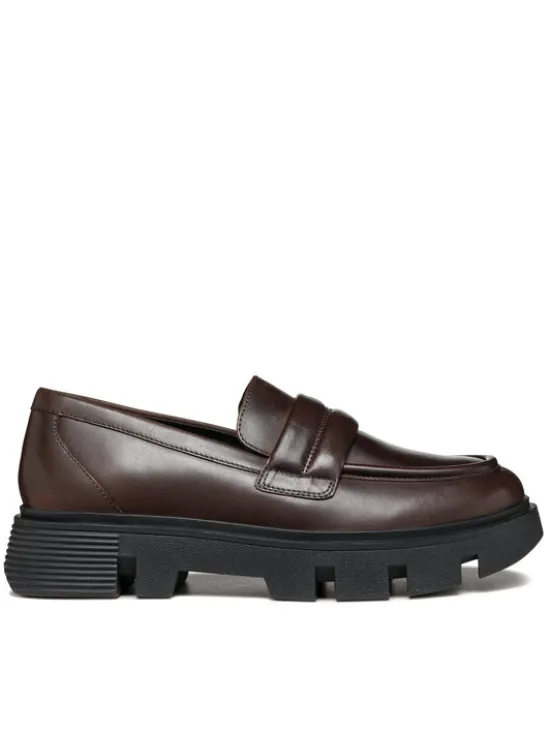 Geox Loafersy D Vilde D46UAC 00043 C6024 Brązowy