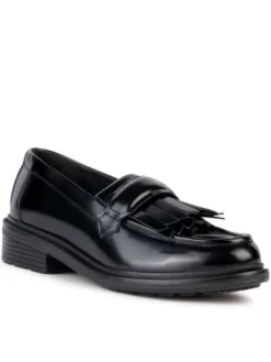 Geox Loafersy D Walk Pleasure D36TGC 00038 C9999 Czarny