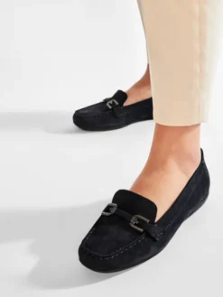 Geox Mokasyny D Annytah Moc A D84BMA 00032 C4007 Czarny
