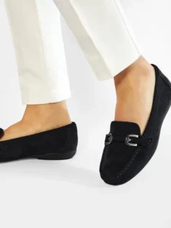 Geox Mokasyny D Annytah Moc A D84BMA 00032 C4007 Czarny