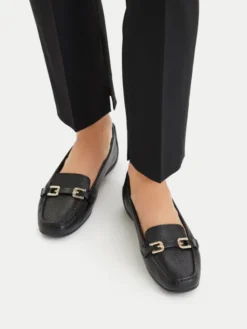 Geox Mokasyny D Annytah Moc B D56BMB-00046 C9999 Czarny