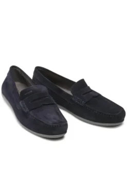 Geox Mokasyny U Ascanio A U250WA 00022 C4002 Granatowy
