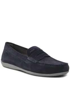 Geox Mokasyny U Ascanio A U250WA 00022 C4002 Granatowy