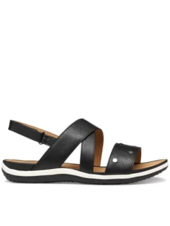 Geox Sandały D Sandal Vega D65R6B 000BC C9999 Czarny