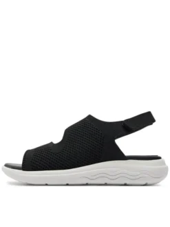 Geox Sandały D Spherica Ec5 D45SVA 0006K C9999 Czarny