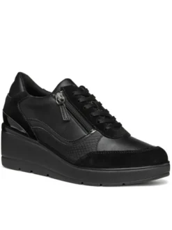 Geox Sneakersy D Ilde D46RAA 05422 C9999 Czarny