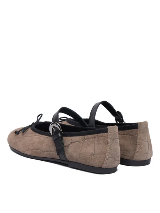 GINO ROSSI Baleriny C-24546LCP-DILETTA Szary