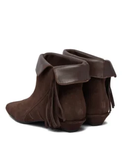 GINO ROSSI Botki EO-26124-03 Brązowy ciemny