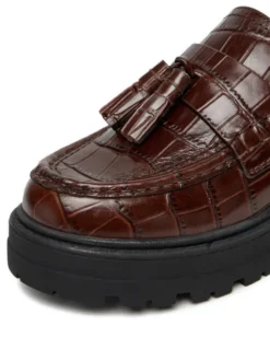 GINO ROSSI Loafersy EO-HOX-12036 Brązowy