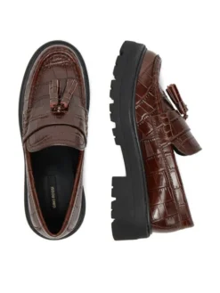 GINO ROSSI Loafersy EO-HOX-12036 Brązowy