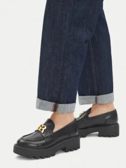 GINO ROSSI Loafersy EO-ROYA-8103-25 Czarny