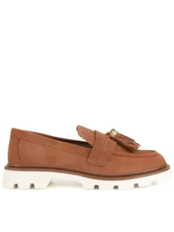 GINO ROSSI Loafersy SIMON-115856. Brązowy