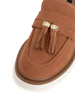 GINO ROSSI Loafersy SIMON-115856. Brązowy