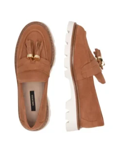 GINO ROSSI Loafersy SIMON-115856. Brązowy