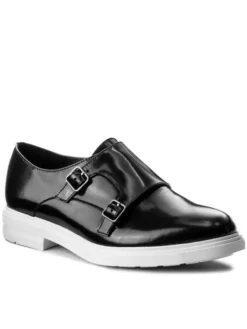 GINO ROSSI Oxfordy Mitsu DPH612-Z43-Y800-9900-0 Czarny