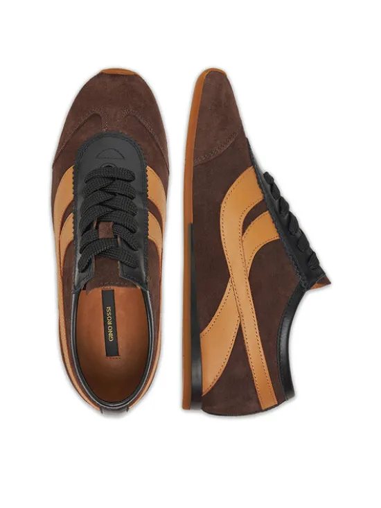 GINO ROSSI Sneakersy EO-LILIA-1103-25 Brązowy