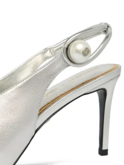 GINO ROSSI Szpilki CEO-ROSE-LT2670-W Srebrny