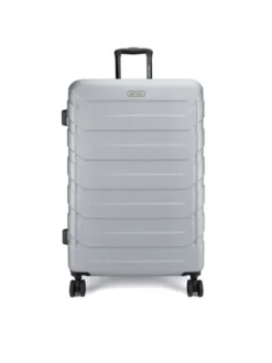 GINO ROSSI Walizka duża GIN-L-003-05-SILVER Srebrny