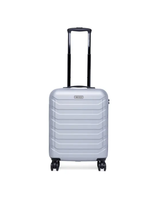 GINO ROSSI Walizka kabinowa CEO-GIN-S-003-05-SILVER3 Srebrny