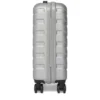 GINO ROSSI Walizka kabinowa CEO-GIN-S-003-05-SILVER Srebrny