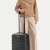 GINO ROSSI Walizka kabinowa CEO-GIN-S-001-05-BLACK4 Czarny