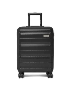 GINO ROSSI Walizka kabinowa CEO-GIN-S-005-BLACK Czarny