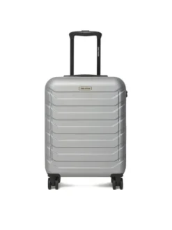 GINO ROSSI Walizka kabinowa GIN-S-003-05-SILVER Srebrny