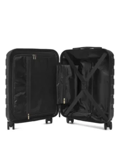 GINO ROSSI Walizka kabinowa GIN-S-001-05-BLACK Czarny