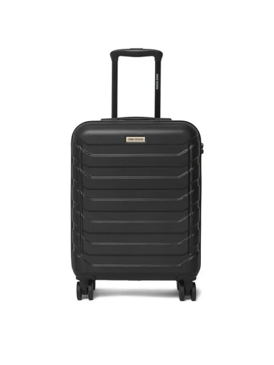 GINO ROSSI Walizka kabinowa GIN-S-001-05-BLACK Czarny