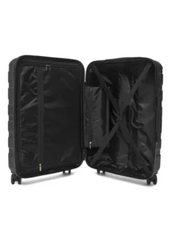 GINO ROSSI Walizka średnia GIN-M-001-05-BLACK Czarny