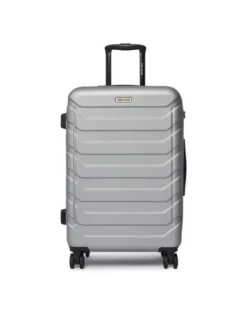 GINO ROSSI Walizka średnia GIN-M-003-05-SILVER Srebrny