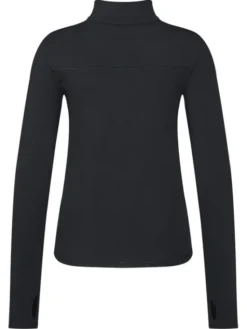 Girlfriend Collective Koszulka techniczna Reset 3054 Czarny Slim Fit