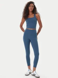 Girlfriend Collective Legginsy Compressive 4008 Granatowy Slim Fit