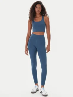 Girlfriend Collective Legginsy Compressive 4007 Granatowy Slim Fit
