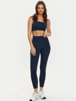 Girlfriend Collective Legginsy Compressive 4008 Granatowy Slim Fit