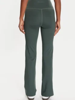 Girlfriend Collective Legginsy Compressive 4038 Zielony Flare Fit