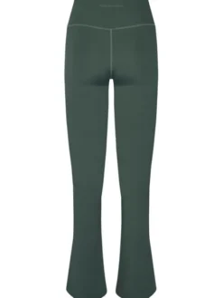Girlfriend Collective Legginsy Compressive 4038 Zielony Flare Fit