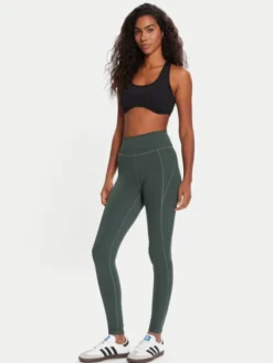 Girlfriend Collective Legginsy Compressive 4007 Zielony Slim Fit