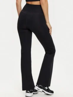 Girlfriend Collective Legginsy Compressive 4038 Czarny Flare Fit