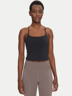 Girlfriend Collective Top Float Willa 1031 Czarny Slim Fit