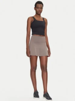 Girlfriend Collective Top Tommy 1045 Czarny Slim Fit