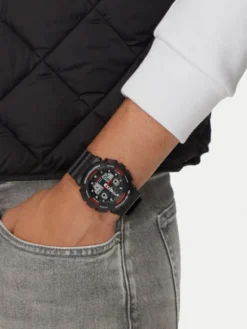 G-Shock Zegarek GA-100-1A4ER Czarny