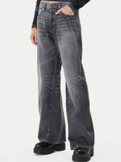 G-STAR Jeansy Contor 3D D27690-D537 Szary Wide Leg