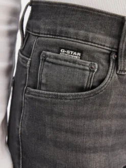 G-STAR Jeansy D05175-A634 Szary Skinny Fit