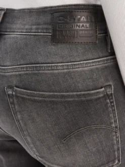 G-STAR Jeansy D05175-A634 Szary Skinny Fit
