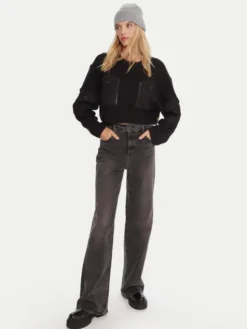 G-STAR Jeansy Deck 2.0 D23591-D874 Szary Wide Leg