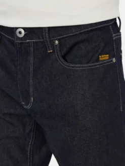G-STAR Jeansy Mosa D23692 D316 Granatowy Straight Fit