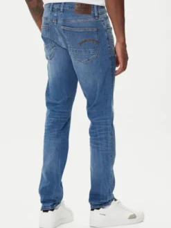 G-STAR Jeansy Revend 51010-8968-6028 Granatowy Skinny Fit